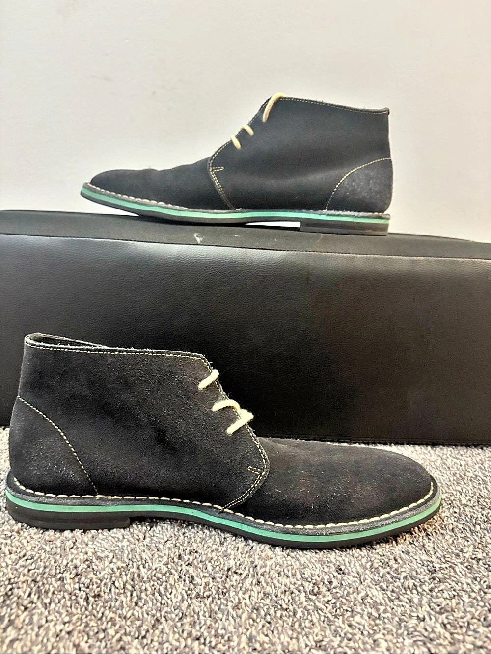 Cole Haan Men's Chukka Boots Black US 10